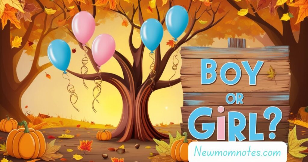 Fall Gender Reveal Ideas